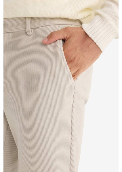 Regular Fit Düz Paça Chino Pantolon F3752AX25AU