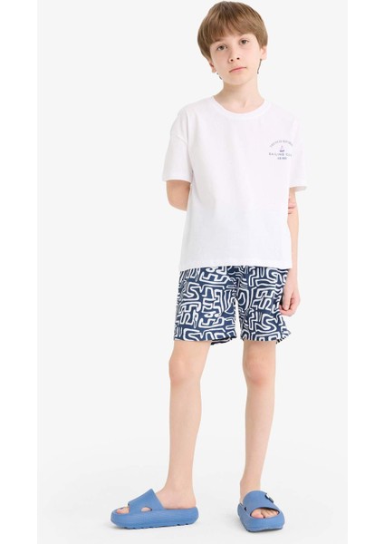 Erkek Çocuk Deniz Şortu F5854A825HS