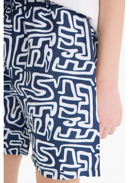 Erkek Çocuk Deniz Şortu F5854A825HS