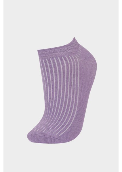 Kadın 3'lü Pamuklu Patik Çorap F5430AXNS