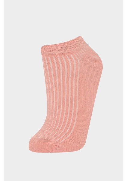 Kadın 3'lü Pamuklu Patik Çorap F5430AXNS