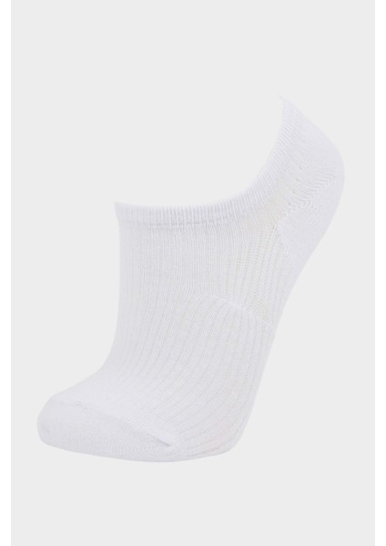 Kadın 5'li Pamuklu Sneaker Çorap F5429AXNS