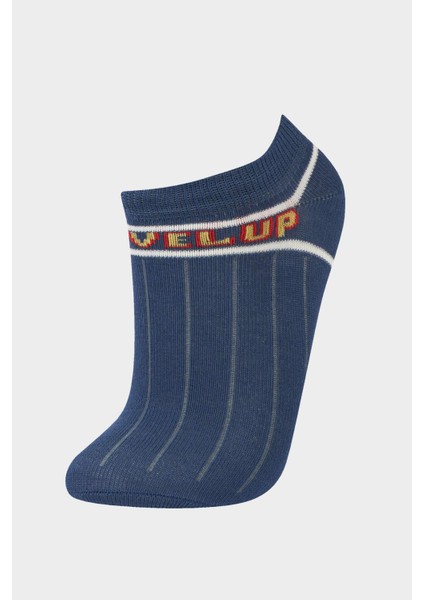 Erkek Çocuk 5'li Pamuklu Patik Çorap