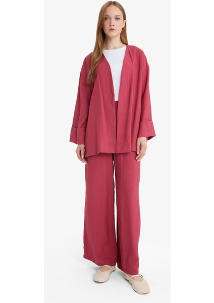 Wide Leg Krinkıl Kumaş Pantolon E7978AX25SM