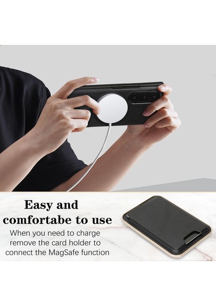 Samsung Galaxy Z Fold7 Için Ultra Ince Halka Manyetik Kart Kılıfı (Yurt Dışından) modelleri