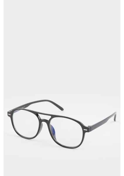 Unisex Mavi Cam Siyah Çerçeve F6067AXNS