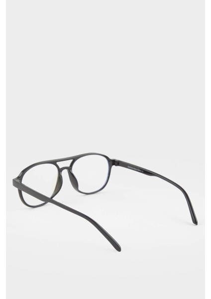 Unisex Mavi Cam Siyah Çerçeve F6067AXNS