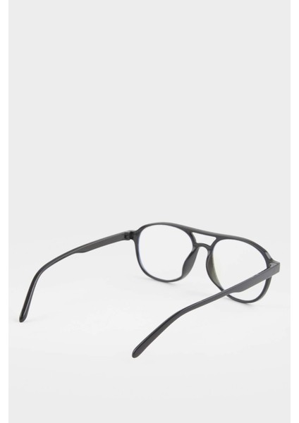 Unisex Mavi Cam Siyah Çerçeve F6067AXNS