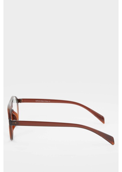 Unisex Mavi Cam Bordo Çerçeveli F6068AXNS