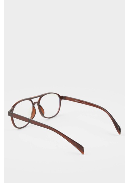 Unisex Mavi Cam Bordo Çerçeveli F6068AXNS