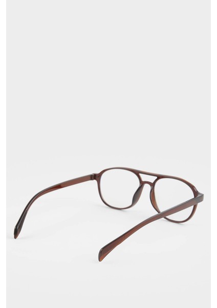 Unisex Mavi Cam Bordo Çerçeveli F6068AXNS