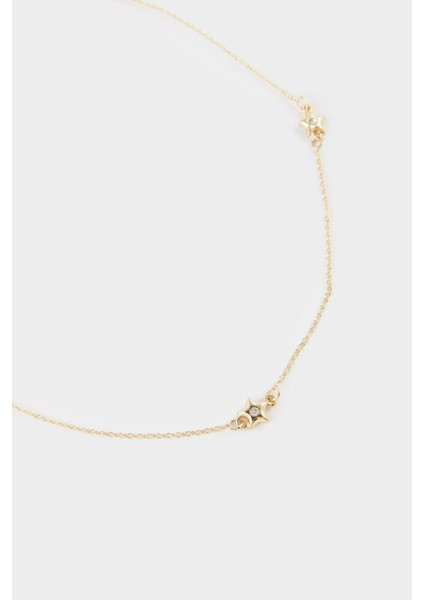 Kadın 2'li Gold Kolye F6001AXNS