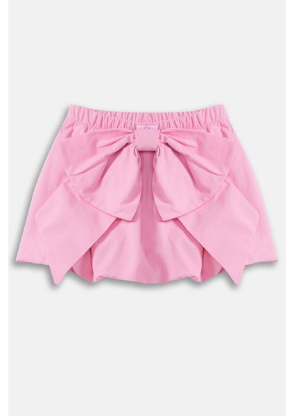 Kız Bebek Beli Lastikli Poplin Etek F5797A525SM