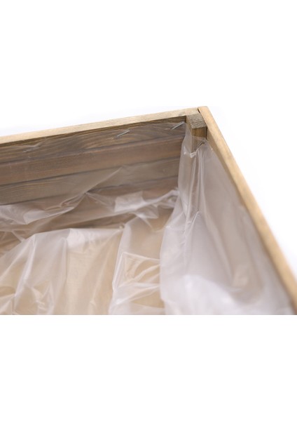 Ahşap Kahverengi Saksı Küçük Boy modelleri