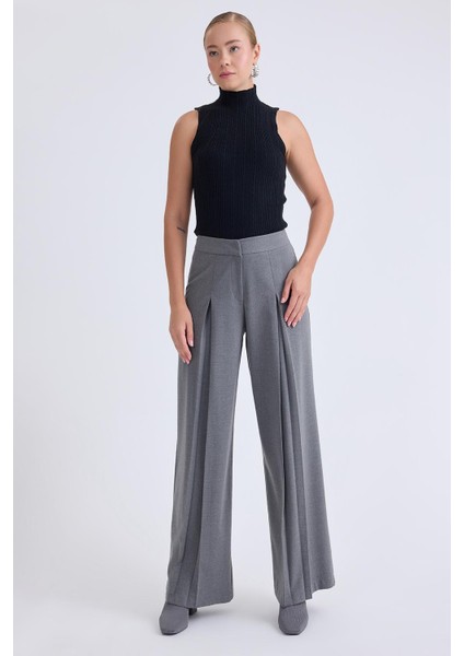 Pileli Geniş Paça Pantolon fiyatları