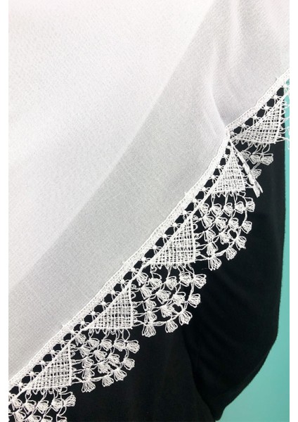 Hazır Oyalı Namaz Baş Örtüsü Oyalı Tülbent Şifon Tesettür Mevlüt Örtüsü Şal fırsatları