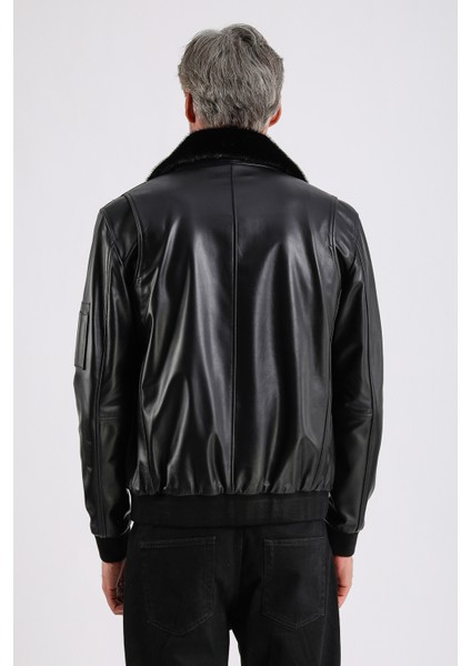 Alexandr Erkek Pilot Deri Mont