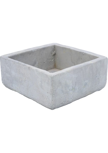 Kare Beton Saksı 10CM Gri indirimleri