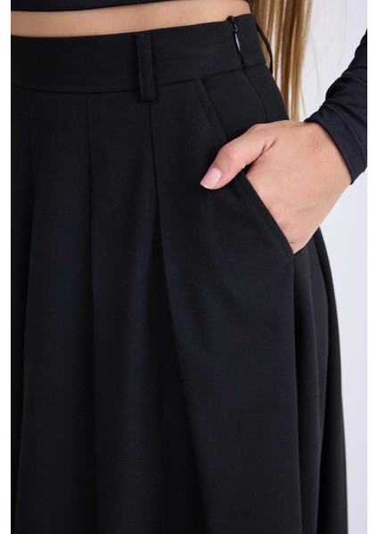 Pileli Midi Boy Cepli Etek fırsatları