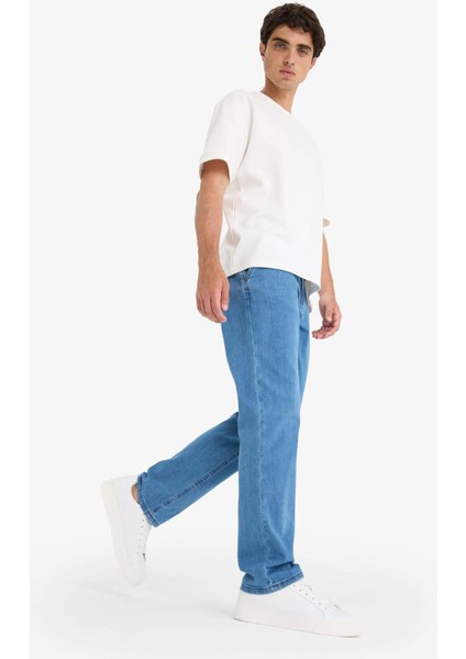 Sergio Regular Fit Normal Kalıp Normal Bel Boru Paça Jean Pantolon F5653AX25AU