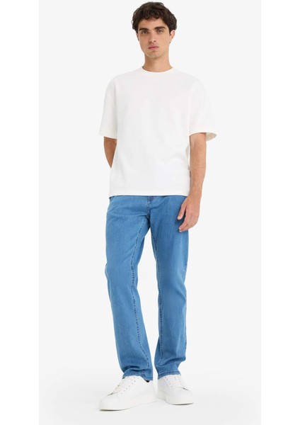 Sergio Regular Fit Normal Kalıp Normal Bel Boru Paça Jean Pantolon F5653AX25AU