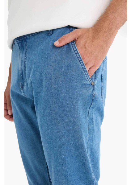 Sergio Regular Fit Normal Kalıp Normal Bel Boru Paça Jean Pantolon F5653AX25AU