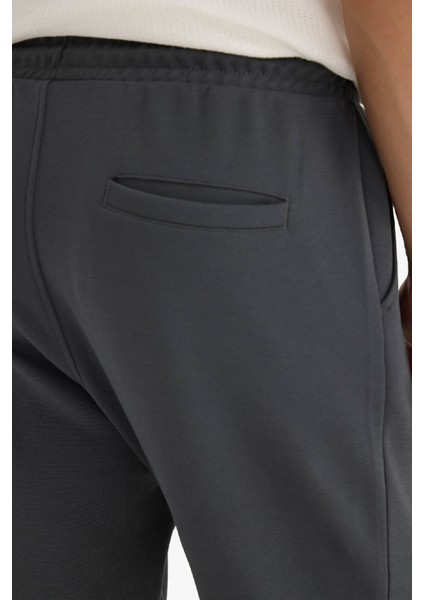 Regular Fit Beli Bağcıklı Düz Paça Cepli Eşofman Altı E7829AX25AU