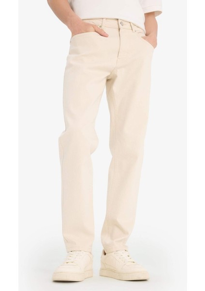 Slim Tapered Fit Dar Paça Jean Pantolon C9743AX25AU