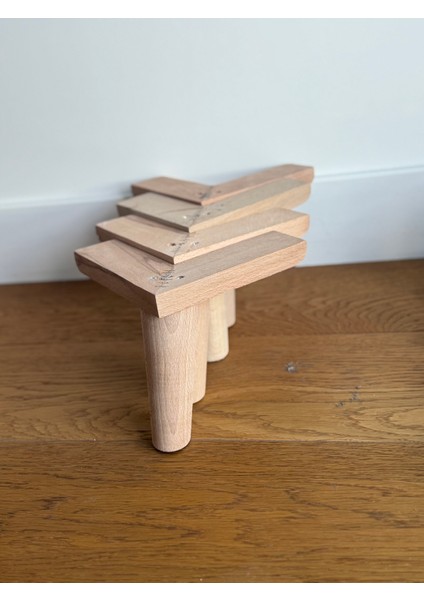 1.sınıf Gürgen Ağacı 15 cm Koltuk Baza Tv Ünitesi Yükseltme Ayakları 4'lü Set fiyatları