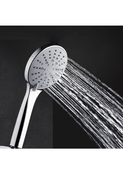 Şık Krom Duş Başlığı ve Hortum Seti, Garantili, Dayanıklı ve Modern Tasarım