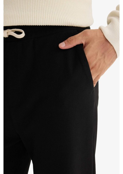 REgular Fit Beli Bağcıklı Eşofman Altı F0309AX25AU