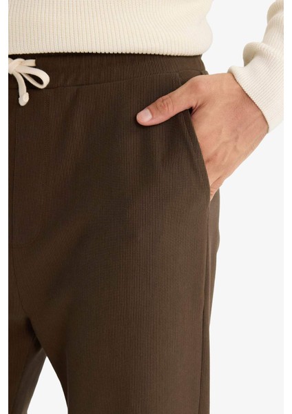 Regular Fit Beli Bağcıklı Eşofman Altı F0309AX25AU