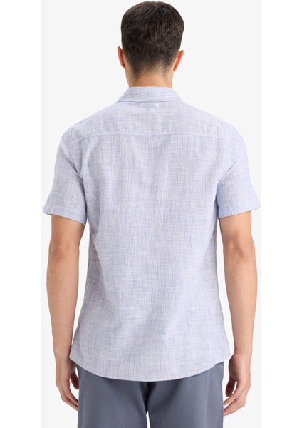 Pamuklu Kısa Kollu Gömlek F6402AX25SM