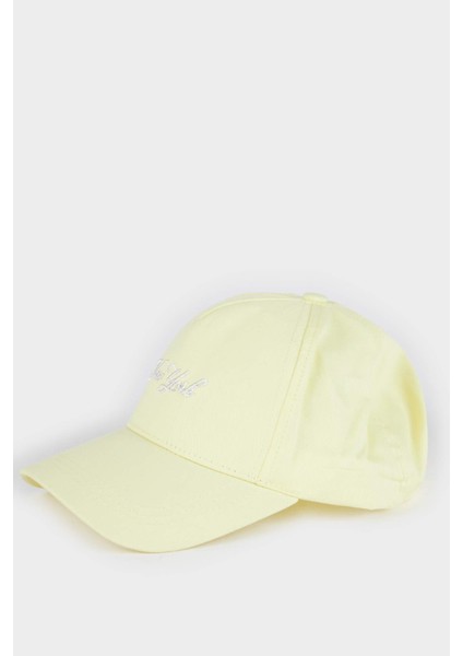 Kadın Pamuklu Cap Şapka F6436AXNS