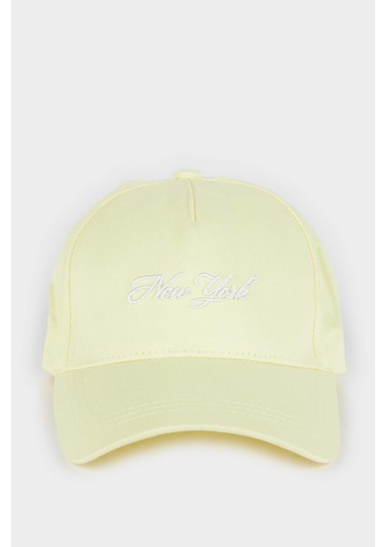 Kadın Pamuklu Cap Şapka F6436AXNS