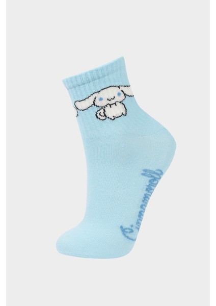 Kız Çocuk Hello Kitty 3'lü Pamuklu Uzun Çorap F6702A8NS