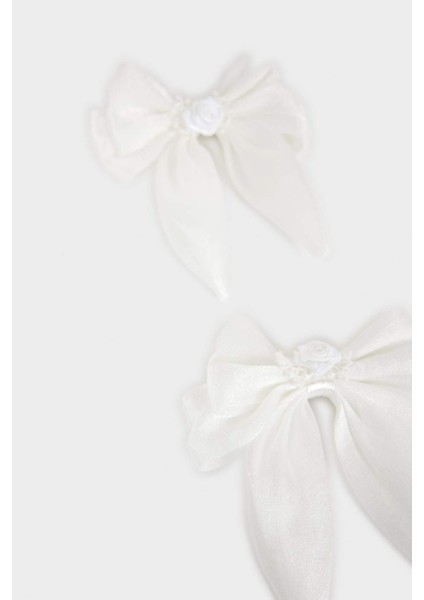 Kız Çocuk 2'li Kurdeleli Toka Seti F6495AXNS