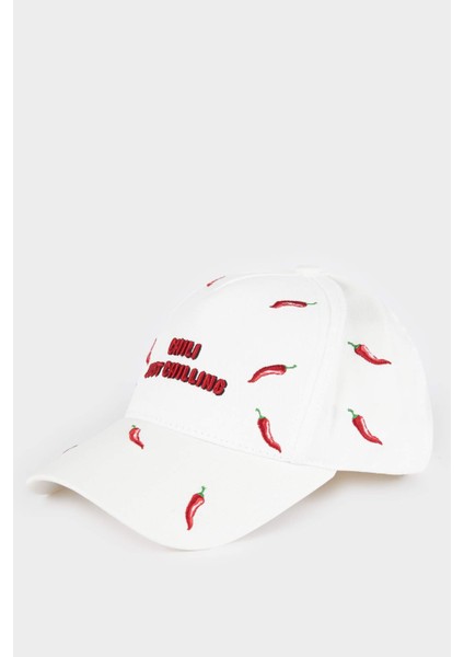 Kadın Pamuklu Cap Şapka F6437AXNS