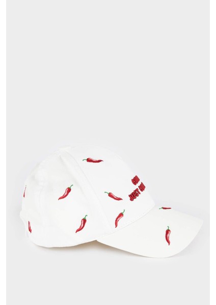 Kadın Pamuklu Cap Şapka F6437AXNS