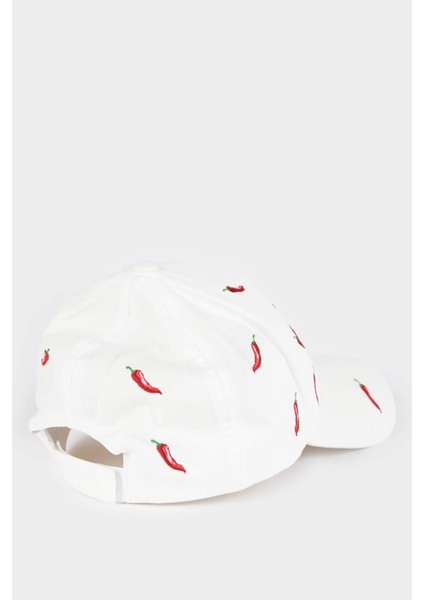 Kadın Pamuklu Cap Şapka F6437AXNS