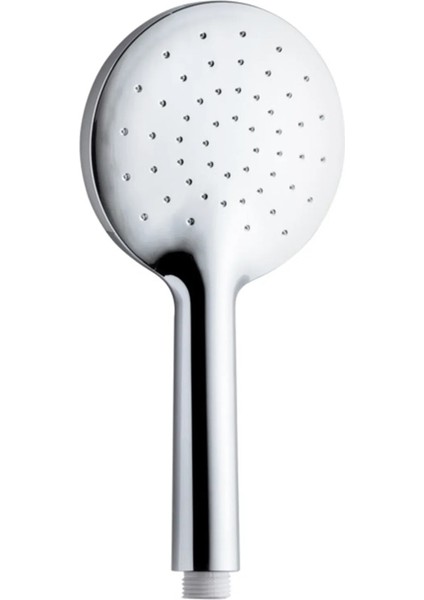 Parlak Metalik Tek Fonksiyonlu Banyo Duş Başlığı, Şık ve Kullanışlı Tasarım