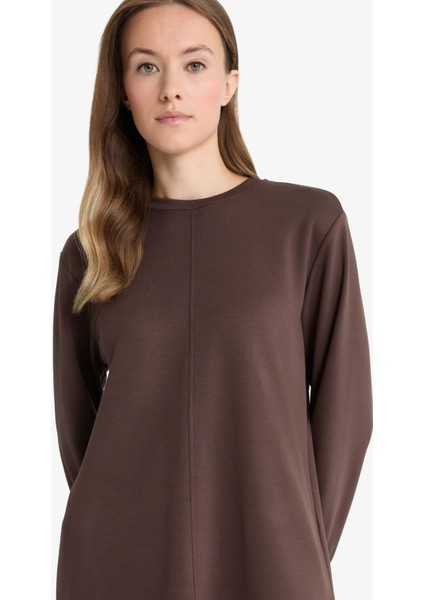 Regular Fit Bisiklet Yaka Uzun Kollu Tunik F5117AX25AU