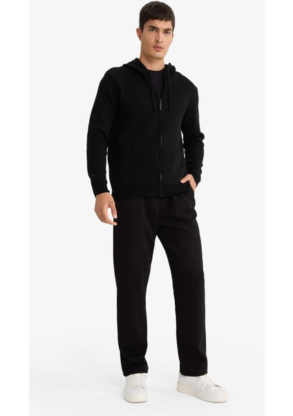 Regular Fit Beli Bağcıklı Düz Paça Eşofman Altı F0308AX25AU