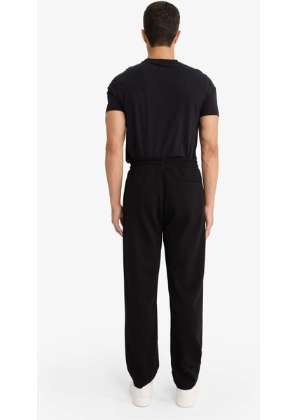 Regular Fit Beli Bağcıklı Düz Paça Eşofman Altı F0308AX25AU