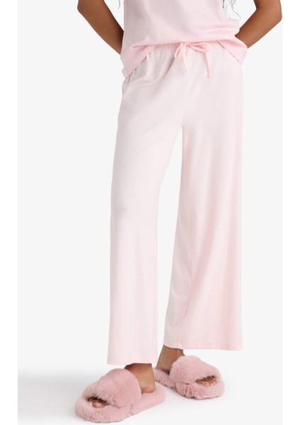 Regular Fit Beli Lastikli Pijama Altı-Fall in Love F6992AX25AU