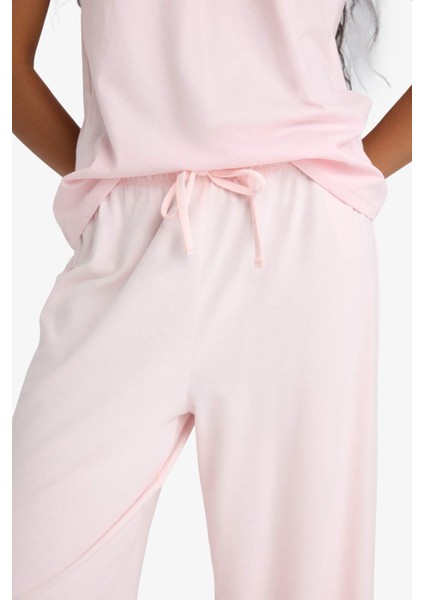 Regular Fit Beli Lastikli Pijama Altı-Fall in Love F6992AX25AU