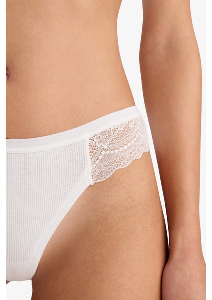 Dantel Detaylı Ribana 2'li Brazilian Külot-Fall in Love F6603AX25HS