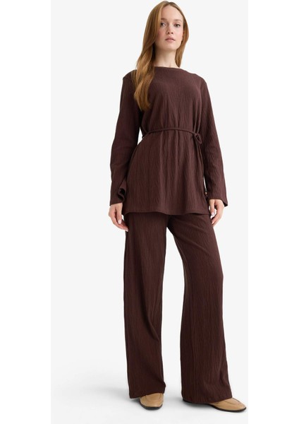 Wide Leg Geniş Bol Paça Pantolon F6368AX25AU