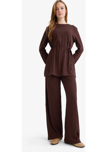 Wide Leg Geniş Bol Paça Pantolon F6368AX25AU