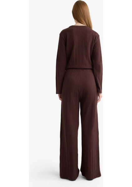 Wide Leg Geniş Bol Paça Pantolon F6368AX25AU